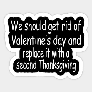 second thanksgiving Sticker